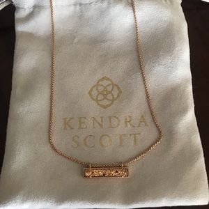 Rose Gold Druzy Kendra Scott Necklace